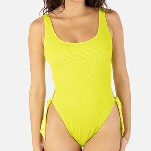 Hurley  Solid Scrunch One-Piece Swimsuit